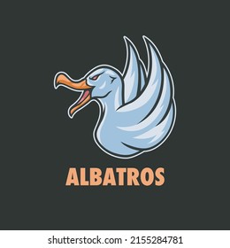 Vector illustration of cute bird face in decorative style, perfect for mascot t-shirt and logo style