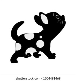 Vector Illustration Cute Black Cat