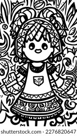 ilustración vectorial de la tira cómica