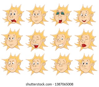 Vector Illustration of a Cute Cartoon Character Sticker for you Design and Computer Game