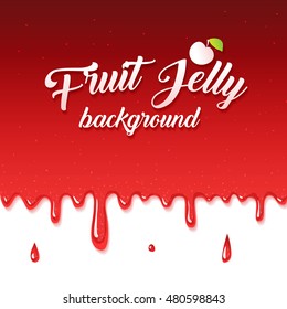 Vector Illustration with Cute Cartoon Jelly Splashes, Splatters, Splodges, Blots.