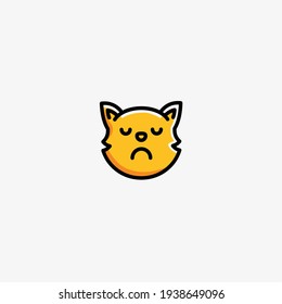 Vector illustration of cute cat