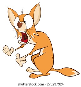 vector illustration of a cute cat cartoon