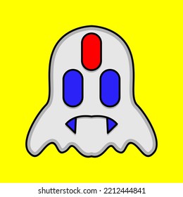 Vector illustration of cute character monster