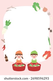 Ilustração vetorial de crianças bonitas.