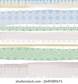 Ilustração vetorial do conjunto decorativo bonito de molduras de borda.