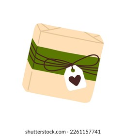Vector illustration of cute doodle gift box for digital stamp,greeting card,sticker,icon,design