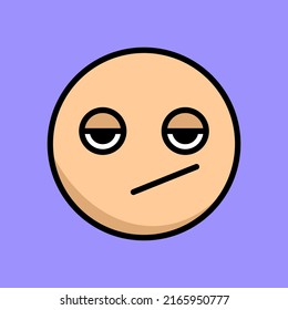 Vector illustration of cute emoticon character egg various expressions