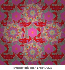 Vector illustration. Cute floral background. Beautiful fabric pattern. Seamless pattern in small flower.
