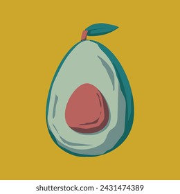 Vector illustration of cute fruit shapes.