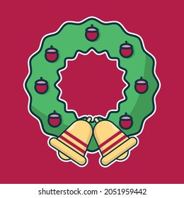 vector illustration of cute garland
