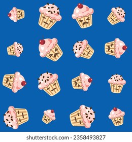 Ilustración vectorial de quequitos lindos y gruñones. Ideal para añadir humor y personalidad a varios proyectos creativos.