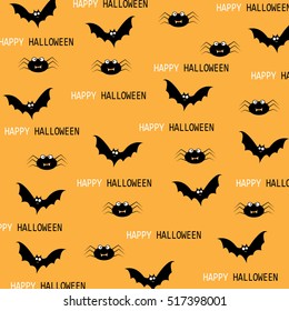 Vector Illustration of a Cute Halloween Bat