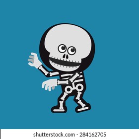 Vector illustration, cute Halloween Character