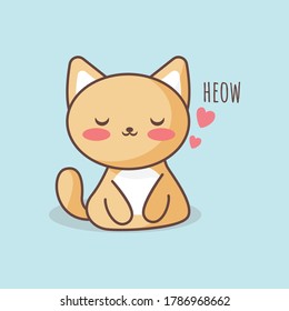 Vector illustration of cute happy 