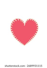 vector illustration cute heart icon