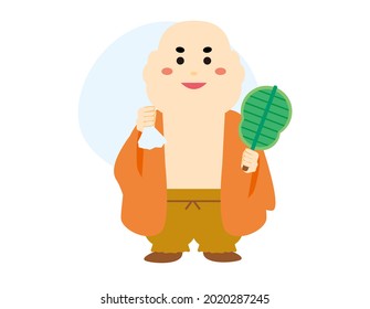 Ilustración vectorial de la linda Hotei .
