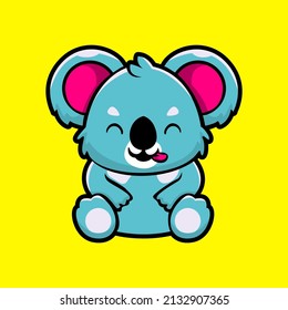 Vector illustration of cute koala animal