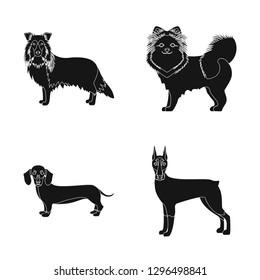 Vector illustration of  cute  and  logo. Set of  cute  and  stock vector illustration.