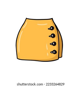 Vector illustration of cute lollipop doodle skirt for children and scrap,digital stamp, t-shirt print ,greeting card,sticker,icon