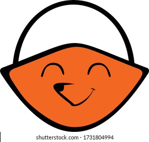 Vector Illustrator cute Masker isoliert auf weißem Hintergrund für Kinder