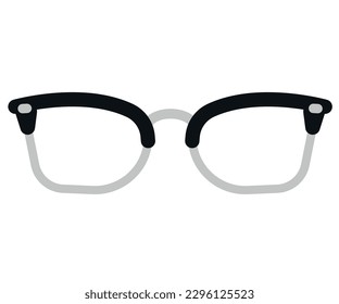 Vector illustration of cute modern glasses. Optics and vision.