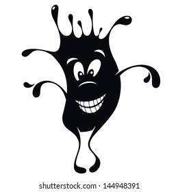 Vector illustration of a cute monster