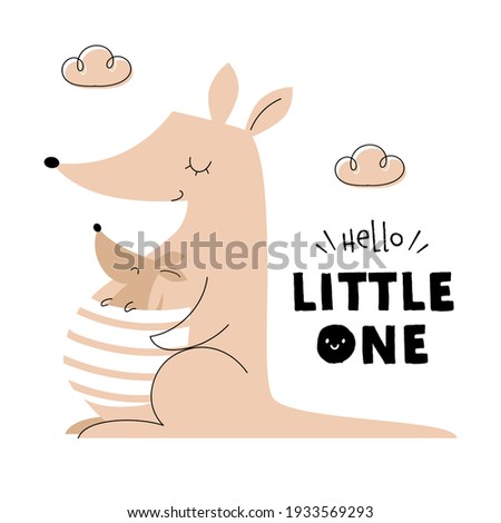 Similar – Image, Stock Photo hello! kangaroo Kangaroo