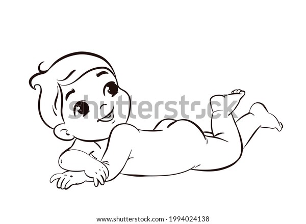 Illustration Vectorielle D Un Mignon Garcon Ou Image Vectorielle De Stock Libre De Droits