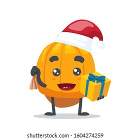 vector illustration of cute pumpkin