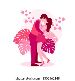 VECTOR ILLUSTRATION CUTE ROMANTIC VALENTINE LOVE COUPLE SILHOUETTE PINK WEDDING MARRIAGE GIRLFRIEND BOYFRIEND DATING DINNER ILLUSTRATOR BEST POSE