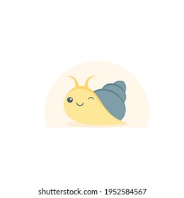 Vector illustration of cute snail
Perfect for book cover banner etc