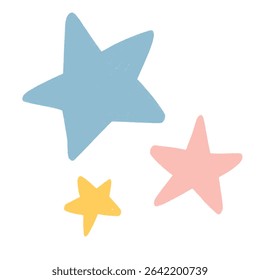 Ilustración vectorial de una estrella linda