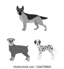 Vector illustration of  cute  and  symbol. Set of  cute  and  vector icon for stock.