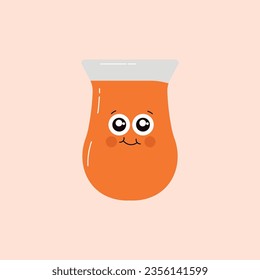 Ilustración vectorial del té lindo