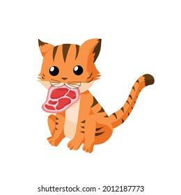 4,694 Tiger eats meat Images, Stock Photos & Vectors | Shutterstock