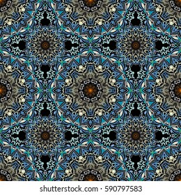 Vector illustration. Cutout paper lace texture, vector tulle background, swirly seamless pattern.