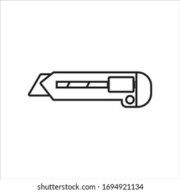 vector illustration cutter flat design icon cute