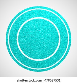 Vector illustration. Cyan rubber stamp. Grunge texture. Abstract empty stamp with space for text.