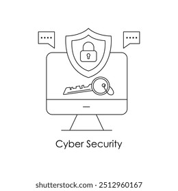 Vector Illustration for Cybersecurity. Data Protection, Privacy, and Secure Access Control in Modern Flat Design for Web Banners, Infographics, and Landing Pages.