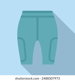 Vector illustration of cycling shorts, perfect for sportswear design and icons