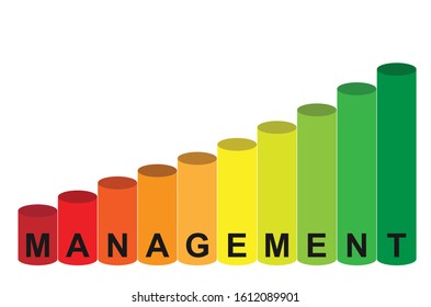  Vector Illustration, Cylinder shape infographic template for business, management diagram,workflow
