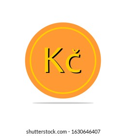 Vector illustration of Czech Republic currency