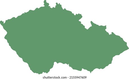 Mapa de vectores de la República Checa