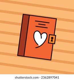 Vector Illustration of dairy on abstract background. Flat design vector. Eps 10.