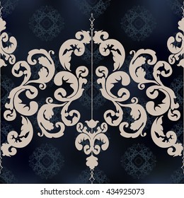 Vector illustration. Damask seamless floral pattern. luxury texture for wallpapers