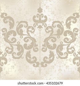 Vector illustration. Damask seamless floral pattern. luxury texture for wallpapers