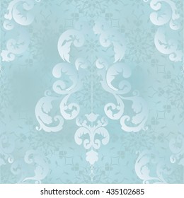 Vector illustration. Damask seamless floral pattern. luxury texture for wallpapers