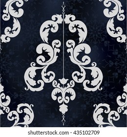 Vector illustration. Damask seamless floral pattern. luxury texture for wallpapers