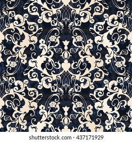 Vector illustration. Damask seamless floral pattern. luxury texture for wallpapers